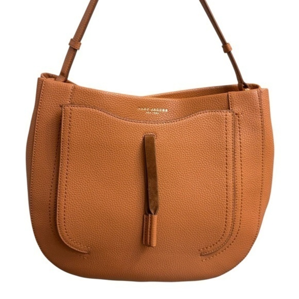 Marc Jacobs maverick hobo bag almond brown leather hobo bag